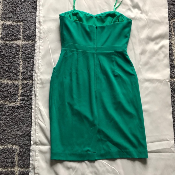 BCBG emerald green cocktail dress - Picture 2 of 4